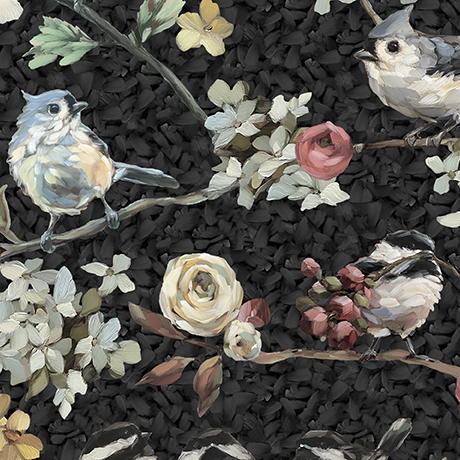 DAISIES AND THE CHICKADEE